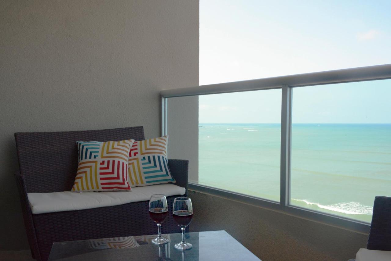 דירות סלינאס Lindo Departamento Al Pie De Playa Edificio Torre Oceanica מראה חיצוני תמונה