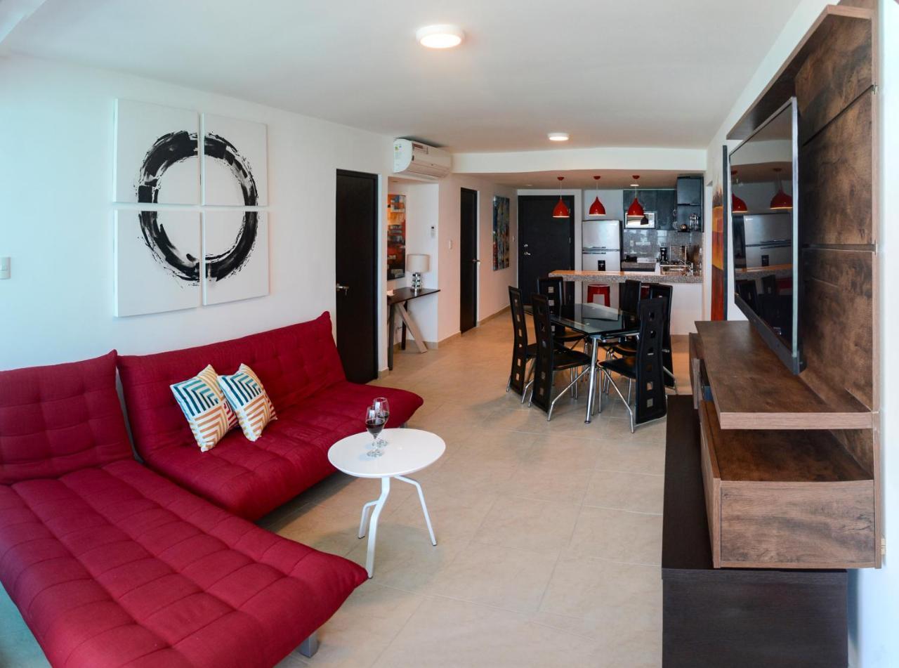דירות סלינאס Lindo Departamento Al Pie De Playa Edificio Torre Oceanica מראה חיצוני תמונה