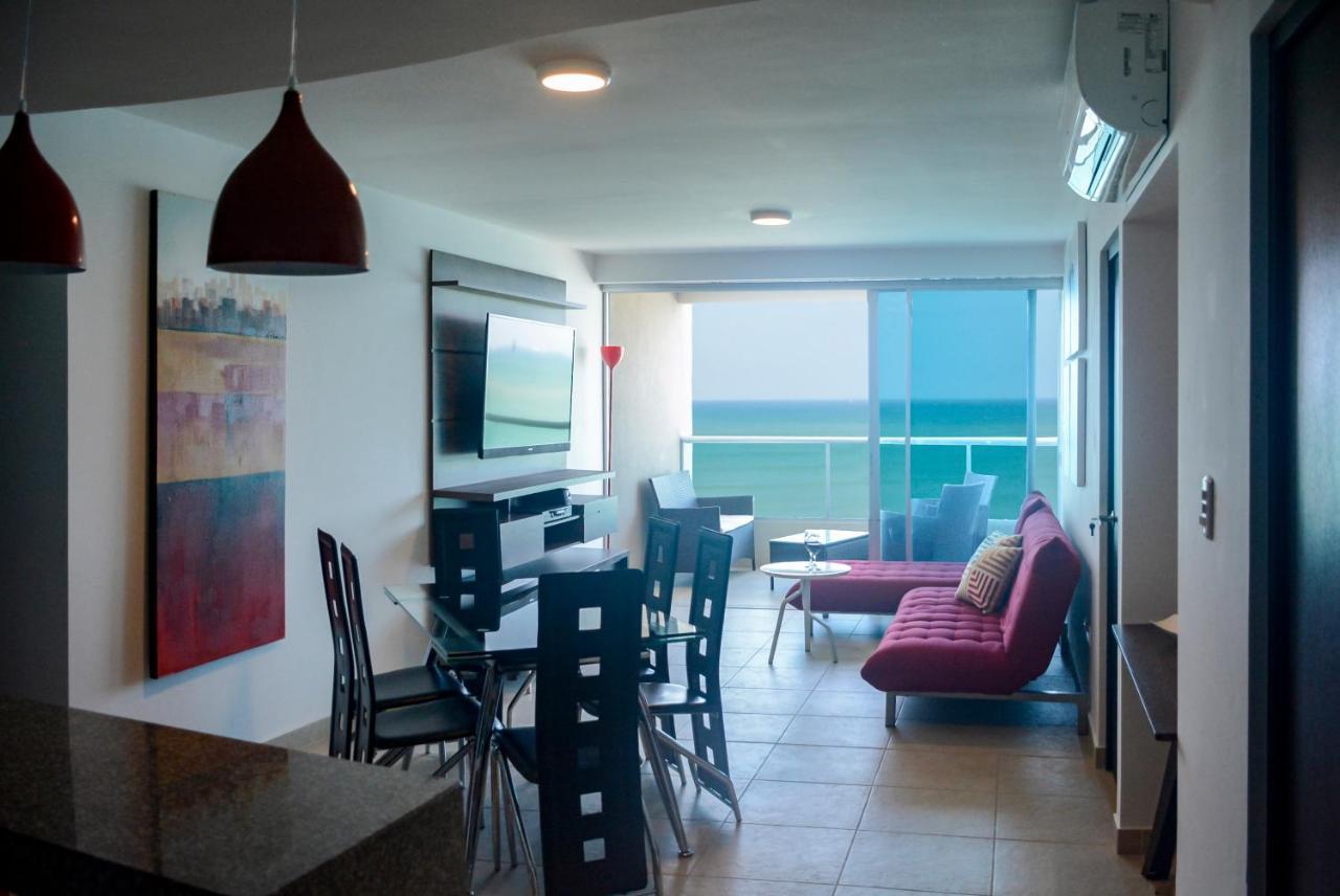דירות סלינאס Lindo Departamento Al Pie De Playa Edificio Torre Oceanica מראה חיצוני תמונה