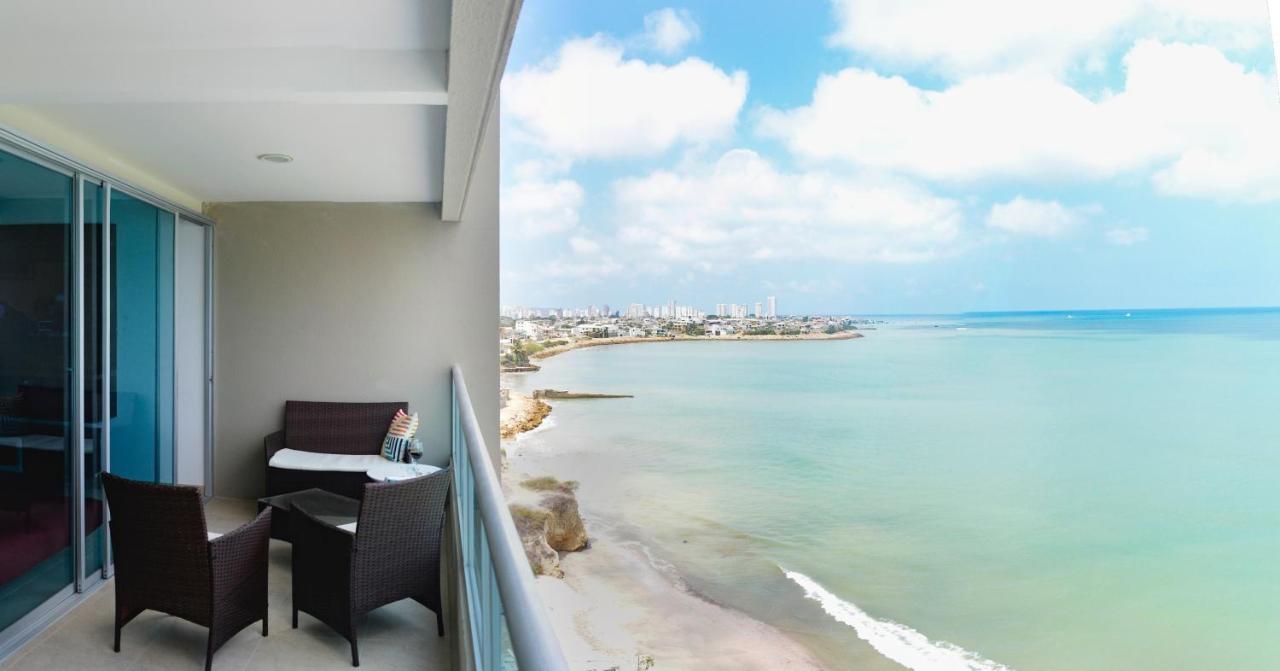 דירות סלינאס Lindo Departamento Al Pie De Playa Edificio Torre Oceanica מראה חיצוני תמונה